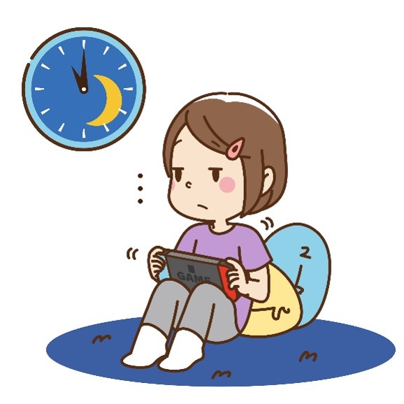 子ども　夜更かし