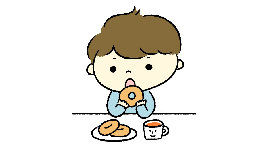 おやつ ドーナツ 男児