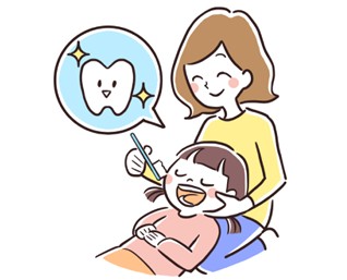 お母さん 子ども 歯みがき