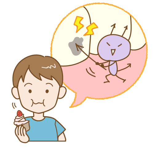 虫歯　お菓子の食べ方