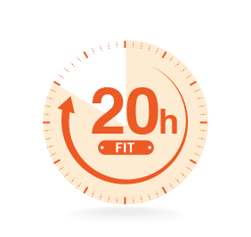 1日20時間マウスピースを装着