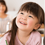 笑顔の女の子